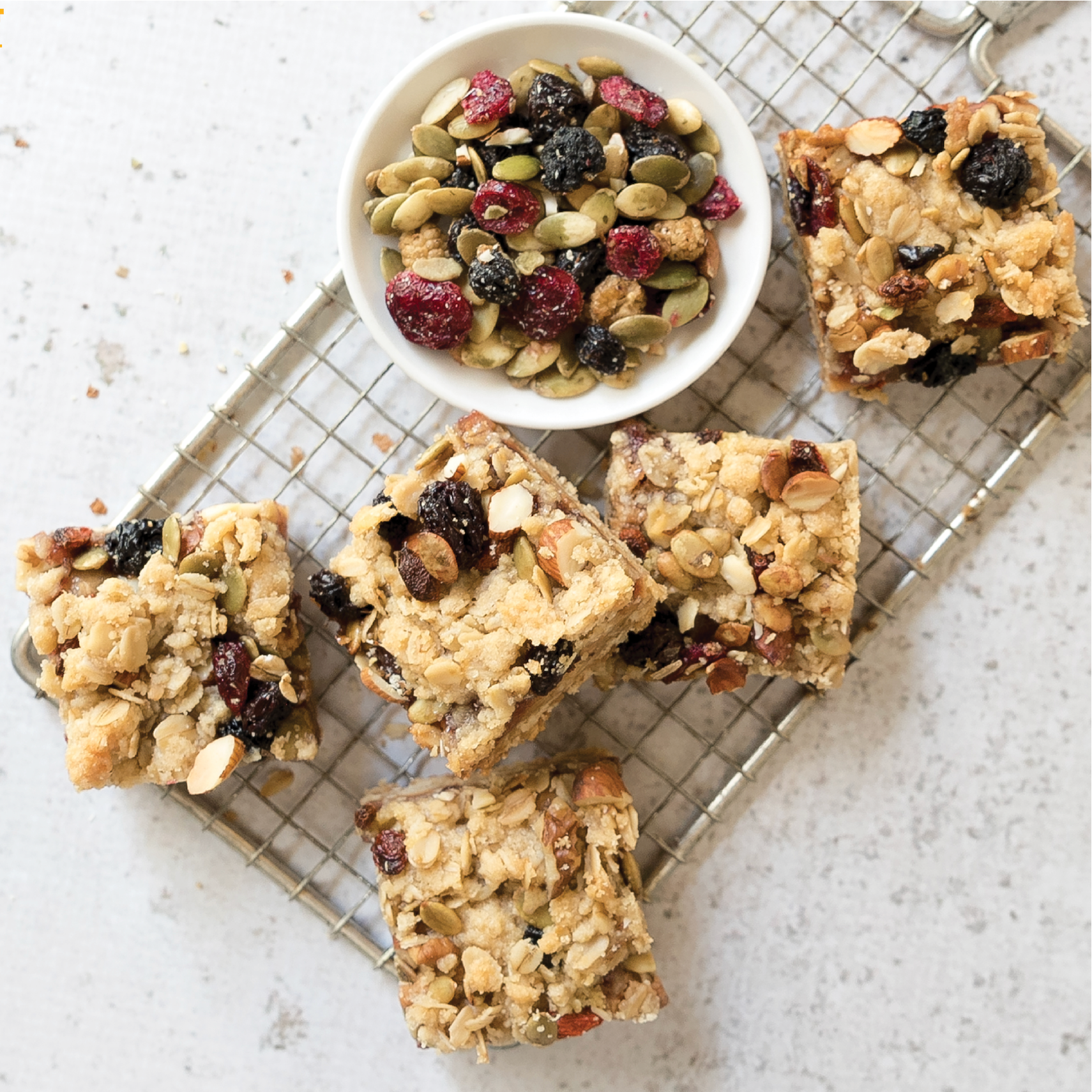 Homemade Nut & Jam Granola Bars