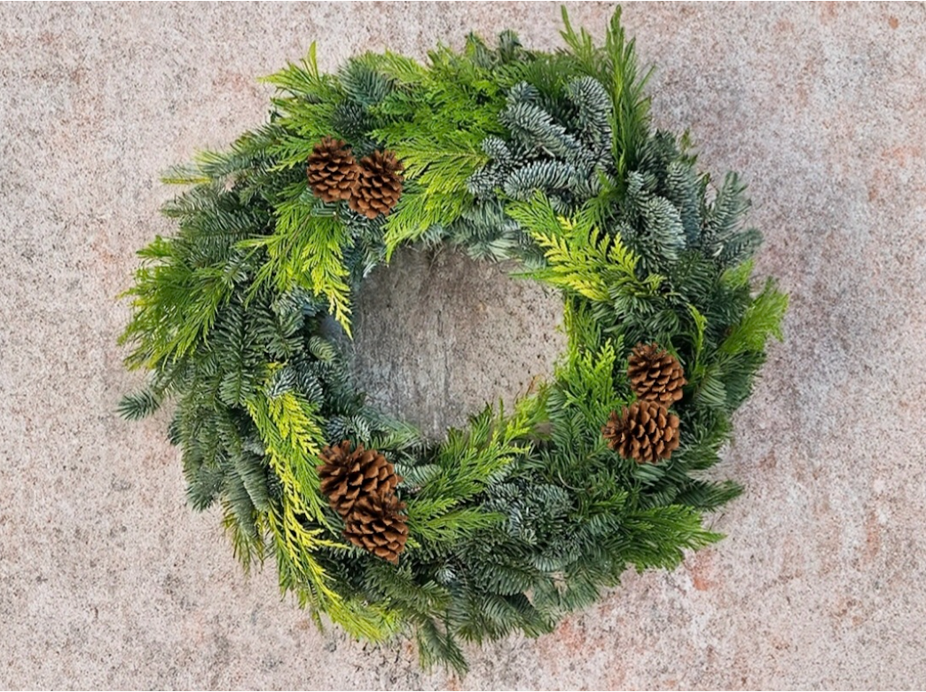 Local Handcrafted Winter Wreaths and Centerpieces- Reserve Yours Today