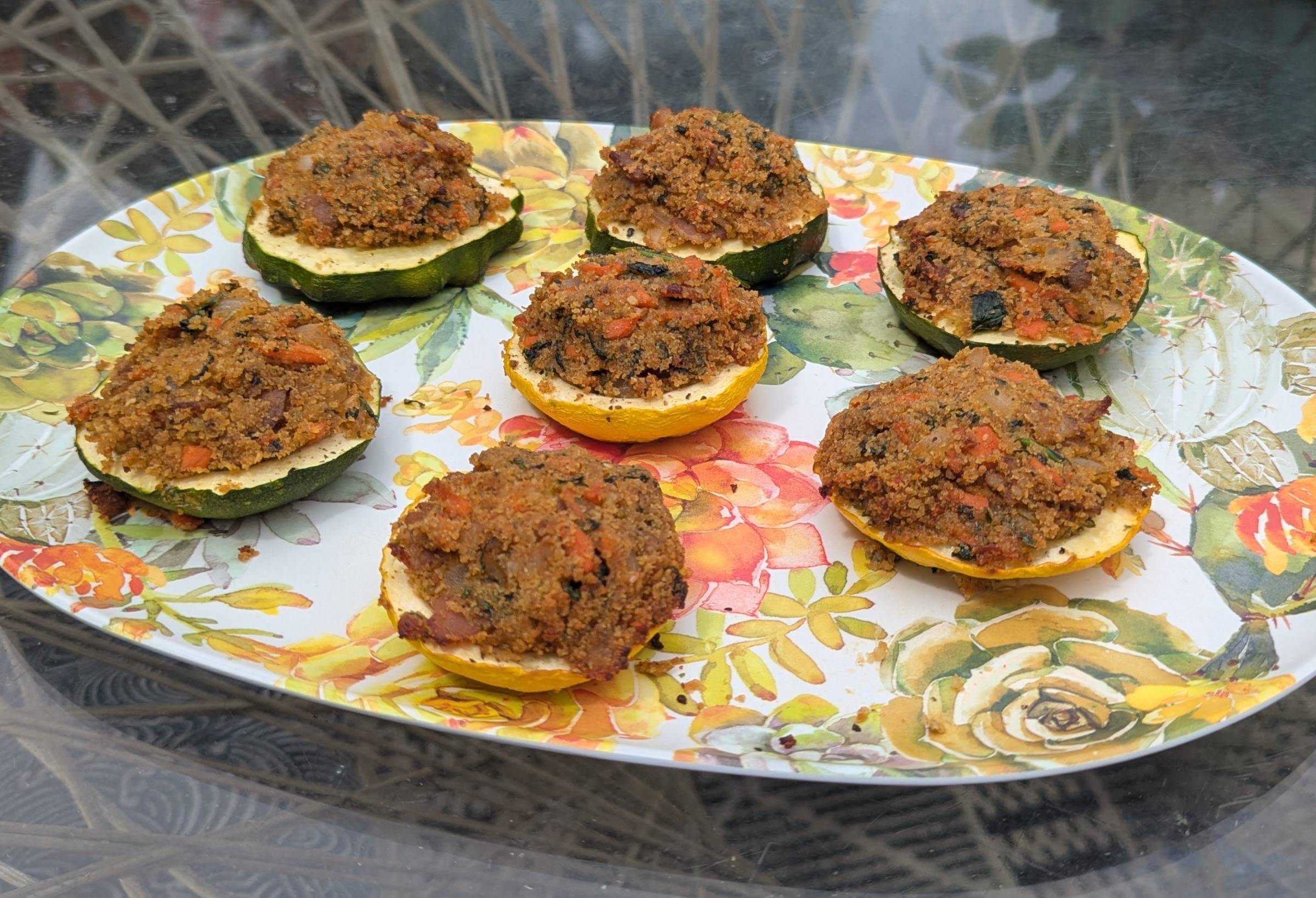 Stuffed Patty Pan Squash