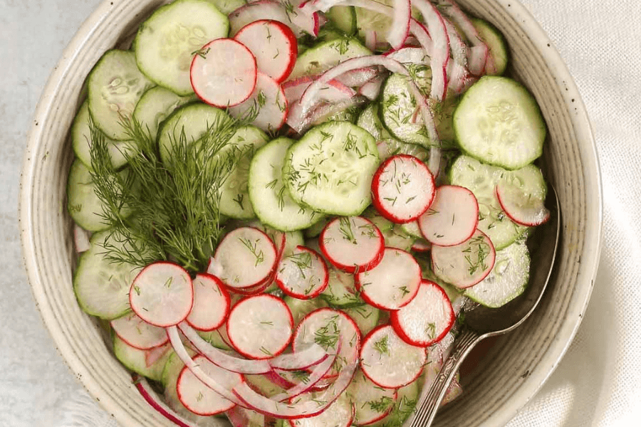 Cucumber Radish Salad